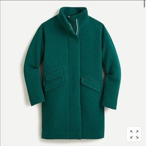 NWT JCrew Cocoon Coat Italian Stadium-Cloth Wool